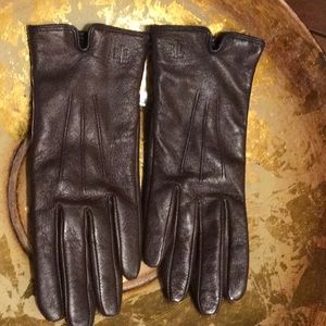 Ralph Lauren leather gloves